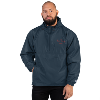 Hood Theory (REL) Men's Embroidered Champion Packable Jacket