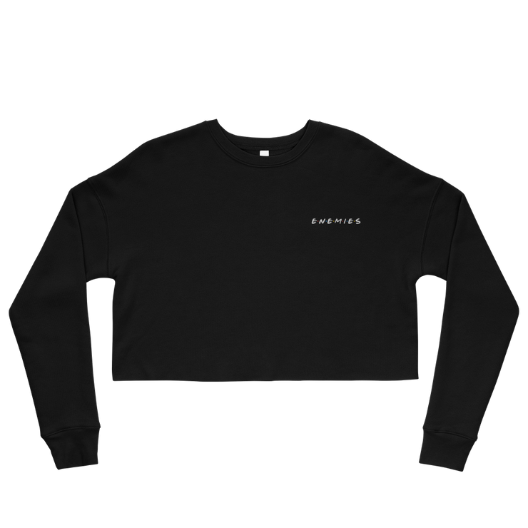 ENEMIES (WEL) Women's Crop Sweatshirt