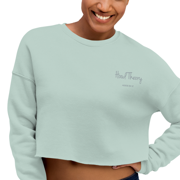 Hood Theory (GEL) Women's Crop Sweatshirt