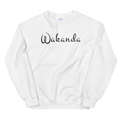 Hood Theory Memes (Wakanda-Black-B) Unisex Crew Neck Sweatshirt