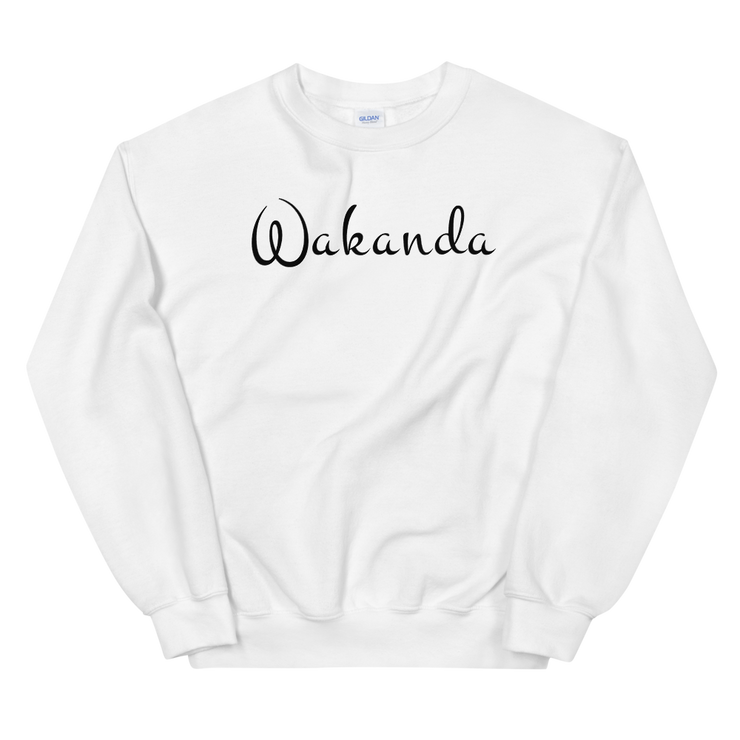 Hood Theory Memes (Wakanda-Black-B) Unisex Crew Neck Sweatshirt