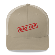 Hood Theory Memes (WAY OFF-Red) Unisex Retro Trucker Hat