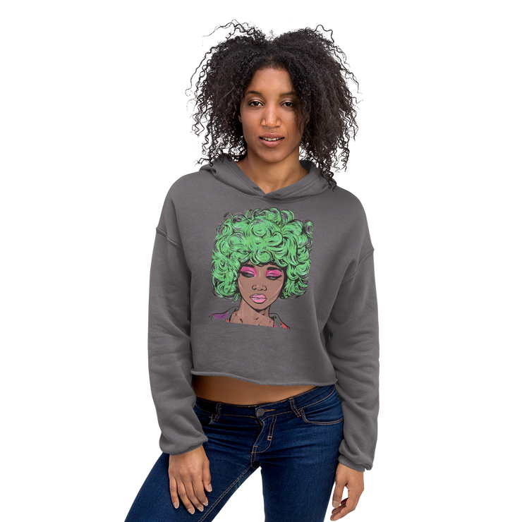 Hood Theory x James Caimen (YAF) Women's Crop Hoodie