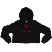 yeah aight (RNB) Women's Crop Hoodie