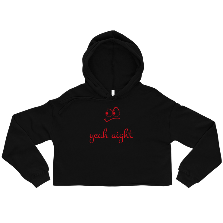 yeah aight (RNB) Women's Crop Hoodie