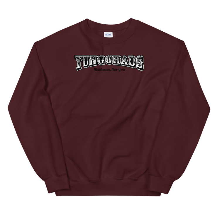 Hood Theory Memes (YUNGCHADS-FBL) Unisex Crew Neck Sweatshirt