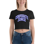 Hood Theory Memes (Corporate Junkie-Blu, Whi, Whi L) Women’s Crop Tee BC