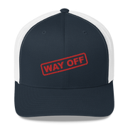 Hood Theory Memes (WAY OFF-Red) Unisex Retro Trucker Hat