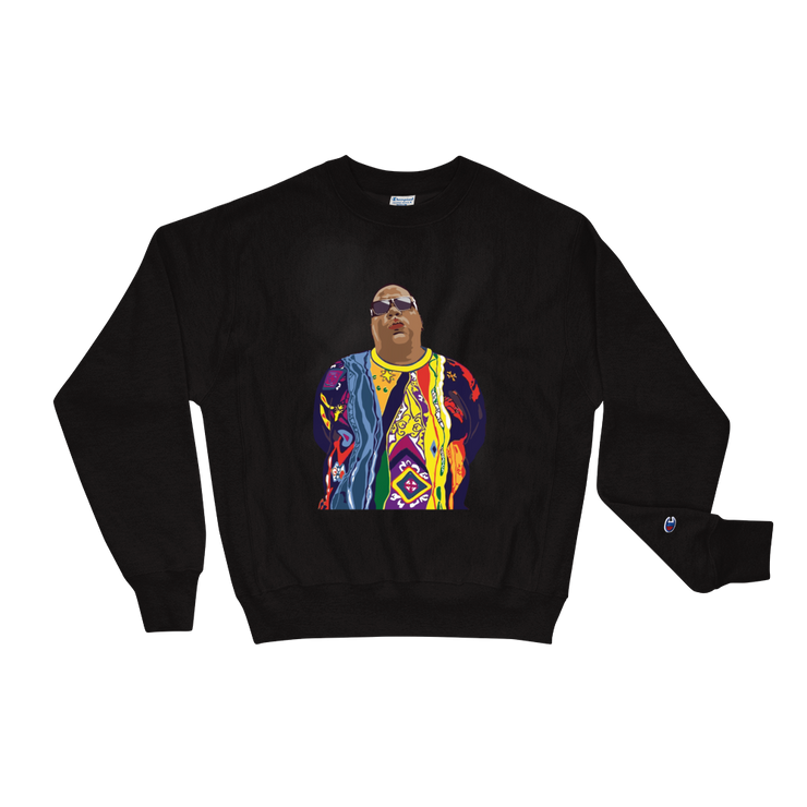 Hood Theory Hip Hop (BIGGIE) Men's Champion Sweatshirt