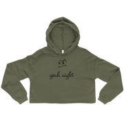 yeah aight (BNB) Women's Crop Hoodie