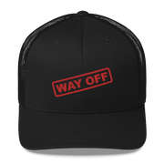 Hood Theory Memes (WAY OFF-Red) Unisex Retro Trucker Hat