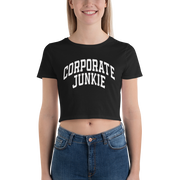 Hood Theory Memes (Corporate Junkie-Whi, Whi L) Women’s Crop Tee BC