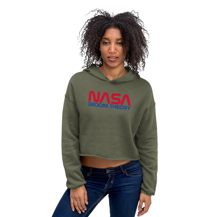 Hood Theory Memes (N.B.T) Women's Crop Hoodie