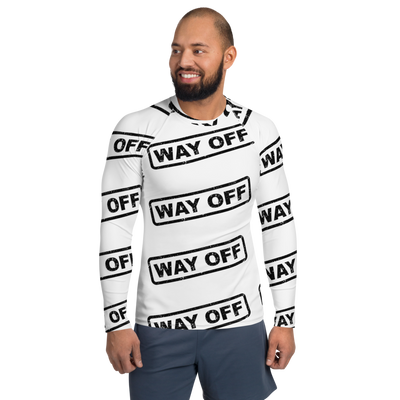 Hood Theory Memes (WAY OFF-Black) All-Over Print Men's Rash Guard