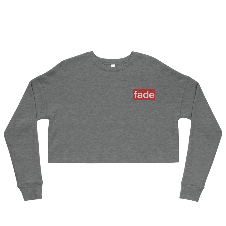 fade (RWBEL) Women's Crop Sweatshirt