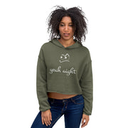 yeah aight (WNB) Women's Crop Hoodie