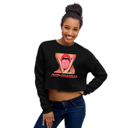 Hood Theory x James Caimen (PUSS-SPIRATION) Women's Crop Sweatshirt