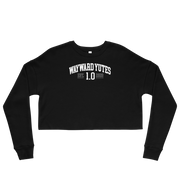 Hood Theory Memes (WAYWARD YUTES-WL) Women's Crop Sweatshirt