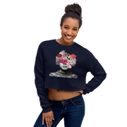 Hood Theory x James Caimen (RF) Women's Crop Sweatshirt