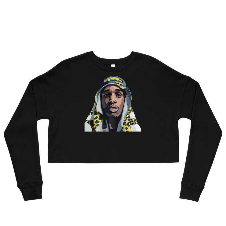 Hood Theory Hip Hop (A$AP) Women's Crop Sweatshirt