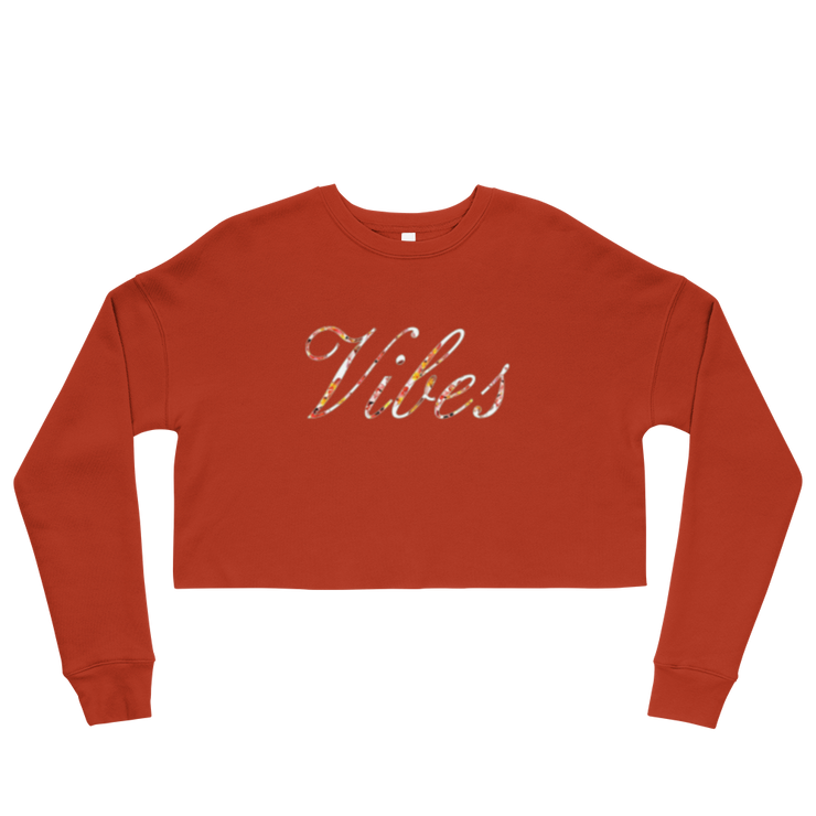 Hood Theory x James Caimen (Vibes) Women's Crop Sweatshirt