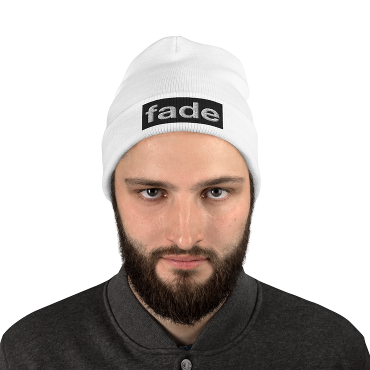 fade (BWBEL) Men's Embroidered Beanie