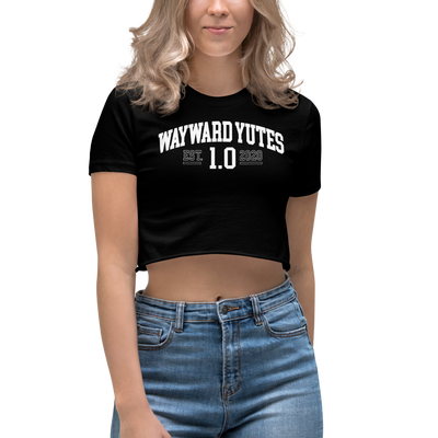 Hood Theory Memes (WAYWARD YUTES-WL) Women's Cropped T-shirt