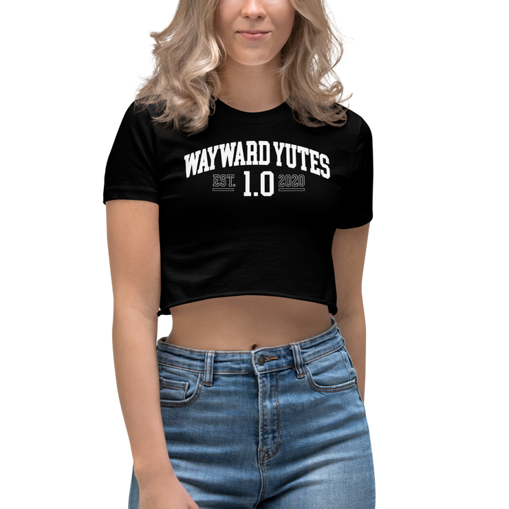 Hood Theory Memes (WAYWARD YUTES-WL) Women's Cropped T-shirt