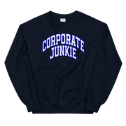 Hood Theory Memes (Corporate Junkie-Blu, Whi, Whi L) Unisex Crew Neck Sweatshirt