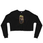 Hood Theory Hip Hop (B.I.G) Women's Crop Sweatshirt