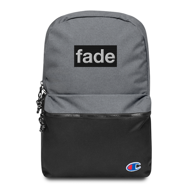 fade (BWBEL) Unisex Embroidered Champion Backpack