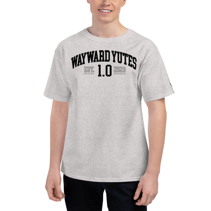 Hood Theory Memes (WAYWARD YUTES-BL) Men's Champion T-Shirt