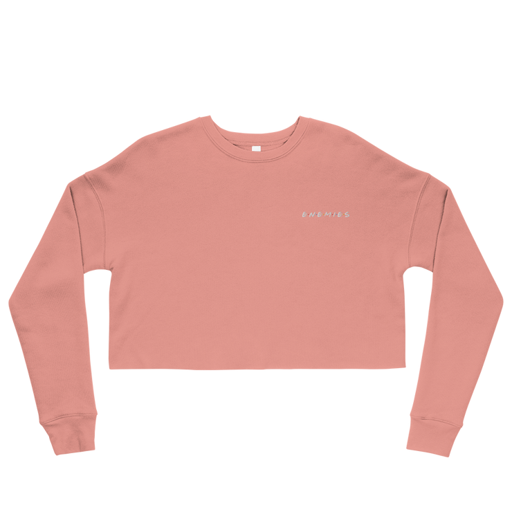 ENEMIES (WEL) Women's Crop Sweatshirt