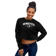 Hood Theory Memes (WAYWARD YUTES-WL) Women's Crop Sweatshirt