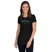 Hood Theory (WNB) Women’s Slim Fit T-Shirt