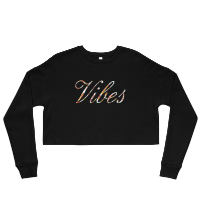 Hood Theory x James Caimen (Vibes) Women's Crop Sweatshirt