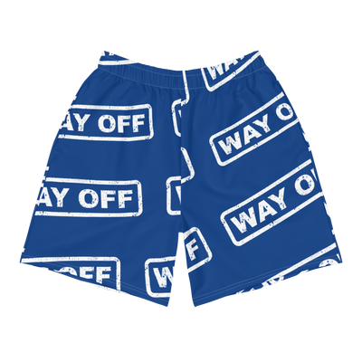 Hood Theory Memes (WAY OFF-White) All-Over Print Men's Athletic Long Shorts