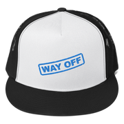 Hood Theory Memes (WAY OFF-Blue) Unisex 5 Panel Trucker Cap