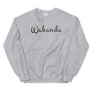 Hood Theory Memes (Wakanda-Black-B) Unisex Crew Neck Sweatshirt