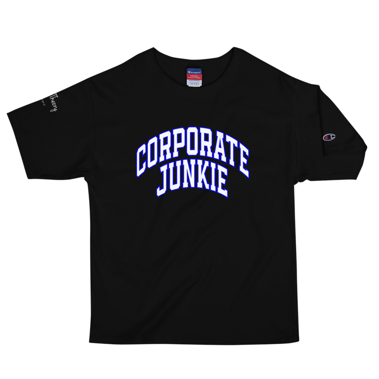 Hood Theory Memes (Corporate Junkie-Blu, Whi, Whi L) Men's Champion T-Shirt